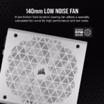 Corsair RMx Shift White Series, RM850x Shift White, 850 Watt, 80 PLUS GOLD Certified, Fully Modular Power Supply -   (R-41178250) - Image 8