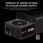 Corsair PSU SF Series SF1000 80 PLUS Platinum Cybenetics Platinum SFX Power Supply  -  (R-41261025 - Image 9