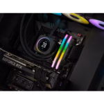 CORSAIR Vengeance RGB 64GB (2 x 32GB) DDR5 6000MHz CL30 Desktop Memory Kit – Black - Image 5