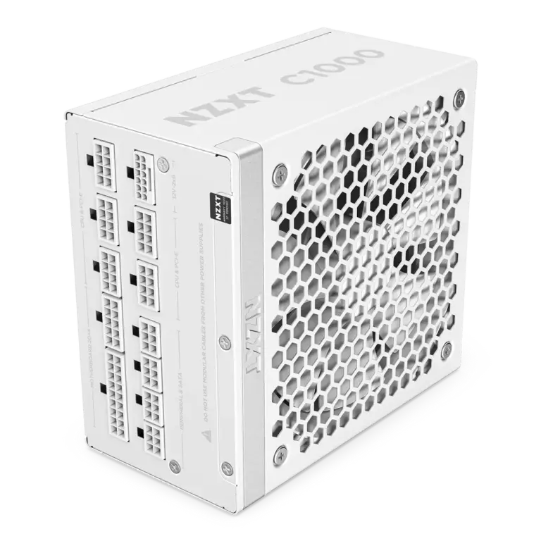 NZXT C1000 Watt ATX White Desktop SMPS