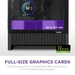 NZXT Chassis H3 Flow mATX Black Cabinet 3