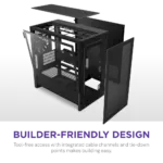 NZXT Chassis H3 Flow mATX Black Cabinet 7
