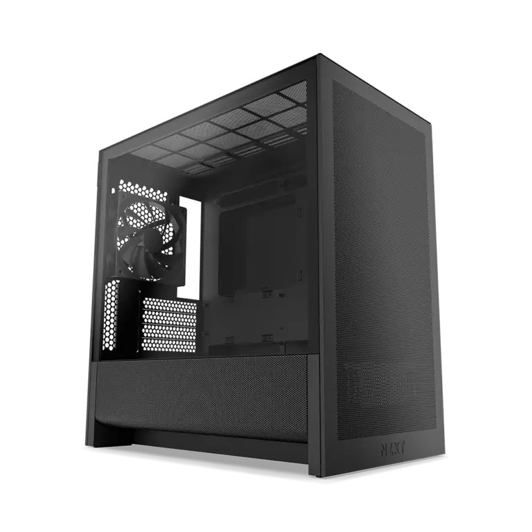 NZXT Chassis H3 Flow mATX Black Cabinet