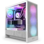 NZXT Chassis H5 Flow RGB mATX White Case