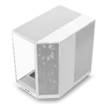 NZXT Chassis H6 Flow (2023) Compact Dual-chamber ATX Case - All White-CC-H61FW-01 - Image 2