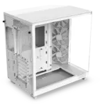 NZXT Chassis H6 Flow (2023) Compact Dual-chamber ATX Case - All White-CC-H61FW-01 - Image 5