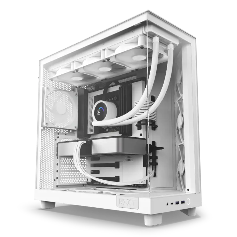NZXT Chassis H6 Flow White Dual Chamber