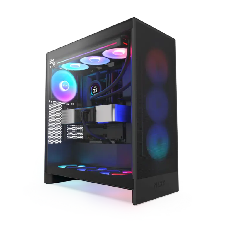 NZXT Chassis H7 Flow RGB Black Mid Tower