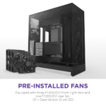 NZXT Chassis H9 Flow (2025) Dual-Chamber Mid-Tower Case without PSU - All Black - CM-H92FB-01 - Image 7