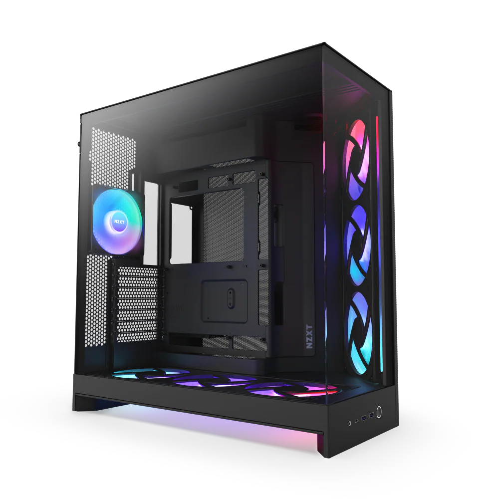 NZXT Chassis H9 Flow RGB Plus Black Case NZXT Chassis H9 Flow RGB Plus Black Case