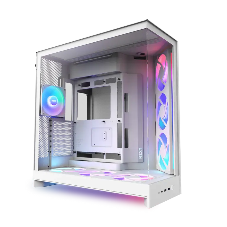 NZXT Chassis H9 Flow RGB Plus White Case