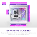 NZXT Chassis H9 Flow RGB White Cabinet 3