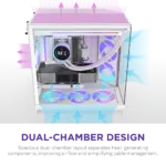 NZXT Chassis H9 Flow RGB White Cabinet 5