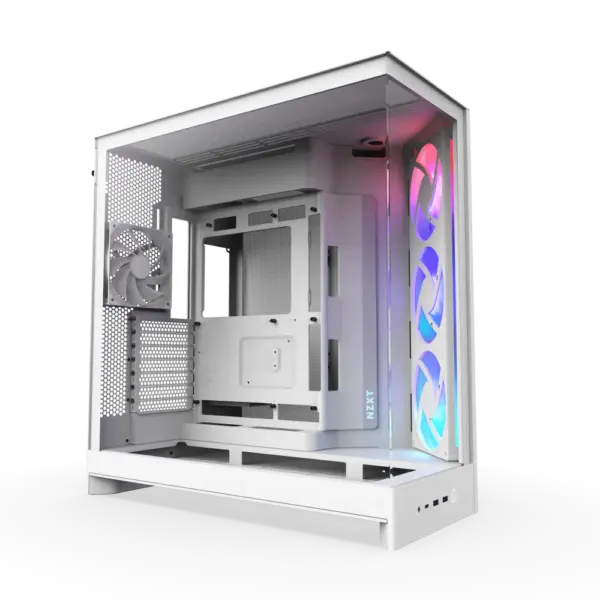NZXT Chassis H9 Flow RGB White Cabinet