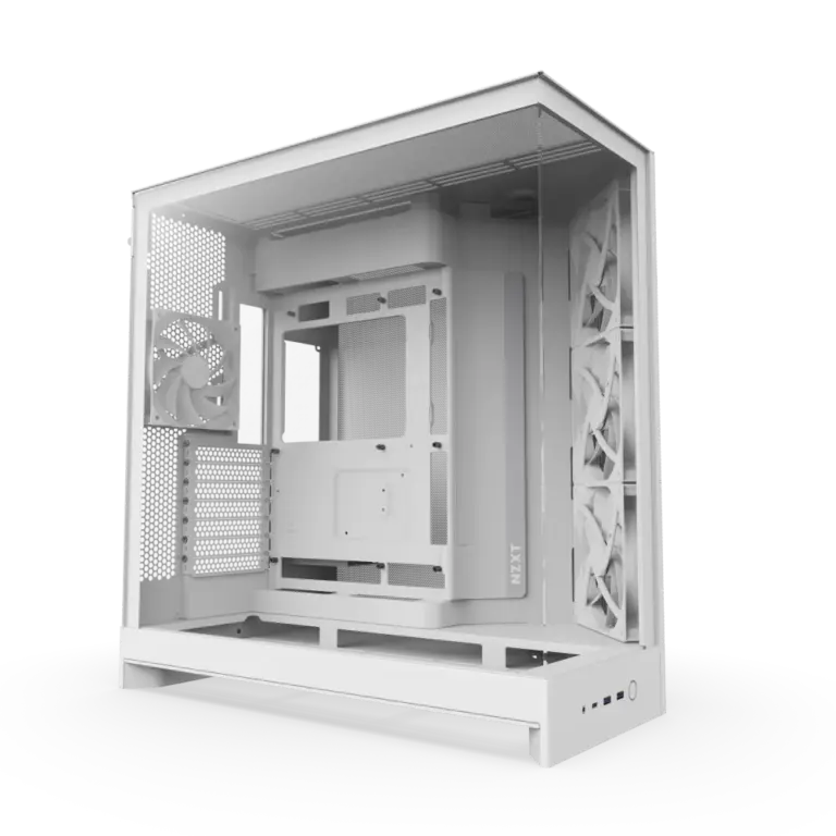 NZXT Chassis H9 Flow White Mid Tower Case