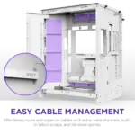 NZXT Chassis H9 Flow (2025) Dual-Chamber Mid-Tower Case without PSU - All White - CM-H92FW-01 - Image 2