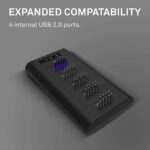 NZXT Internal USB Hub 3 Accessories-AC-IUSBH-M3 - Image 5