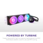 Kraken Elite 360 RGB V2 - 360mm AIO liquid cooler w/ Display and RGB Core Fan - Single Frame (Black) - RL-KR36E-B2 - Image 2