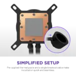 Kraken Plus 360 RGB V2 - 360mm AIO liquid cooler With Heatsink 1.54in. Display, and RGB Core Entry Version (Black) -RL-KR360-B2 - Image 7