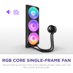 Kraken Plus 360 RGB V2 - 360mm AIO liquid cooler With Heatsink 1.54in. Display, and RGB Core Entry Version (Black) -RL-KR360-B2 - Image 6