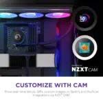 Kraken Plus 360 RGB V2 - 360mm AIO liquid cooler With Heatsink 1.54in. Display, and RGB Core Entry Version (Black) -RL-KR360-B2 - Image 5