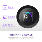 Kraken Plus 360 RGB V2 - 360mm AIO liquid cooler With Heatsink 1.54in. Display, and RGB Core Entry Version (Black) -RL-KR360-B2 - Image 4