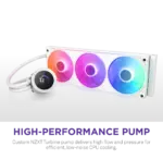 Kraken Plus 360 RGB V2 - 360mm AIO liquid cooler With Heatsink 1.54in. Display and RGB Core Entry Version (White)- RL-KR360-W2 - Image 8