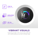 Kraken Plus 360 RGB V2 - 360mm AIO liquid cooler With Heatsink 1.54in. Display and RGB Core Entry Version (White)- RL-KR360-W2 - Image 7