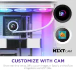 Kraken Plus 360 RGB V2 - 360mm AIO liquid cooler With Heatsink 1.54in. Display and RGB Core Entry Version (White)- RL-KR360-W2 - Image 6