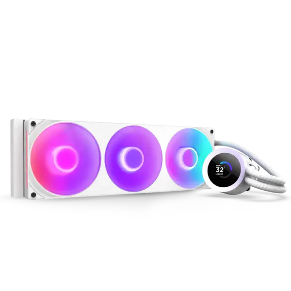 NZXT Kraken Plus 360 White RGB V2 Liquid Cooler