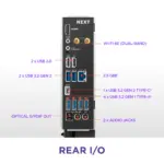 NZXT N7 B850 Motherboard - AMD B850 Chipset with WF and Black Cover- N7-B85XT-B1 - Image 5