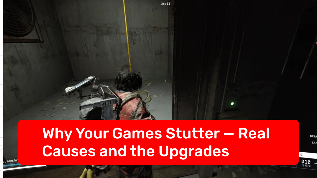 Why Your Games Stutter — Real Causes and the Upgrades That Actually Fix Them