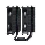 Ant Esports ICE-C621 Dual Tower CPU Air Cooler – 6 Copper Heatpipes, Dual 120mm ARGB PWM Fans, All-Black Stealth Design, Compatible with Intel LGA 1700/1851 & AMD AM5 - Image 7