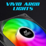 Ant Esports ICE-C621 Dual Tower CPU Air Cooler – 6 Copper Heatpipes, Dual 120mm ARGB PWM Fans, All-Black Stealth Design, Compatible with Intel LGA 1700/1851 & AMD AM5 - Image 5