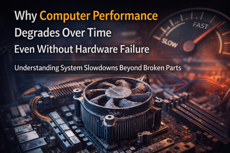 Why Computer Performance Degrades Over Time Even Without Hardware Failure