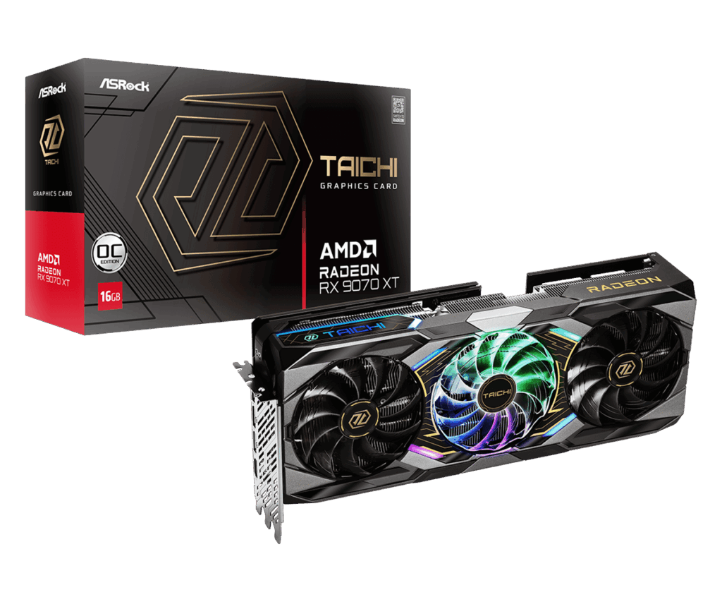 AsRock RX 9070 XT Taichi 16GB OC AMD Radeon