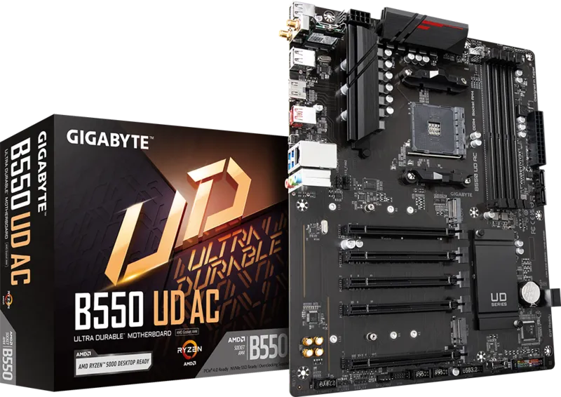 Gigabyte B550 UD AC Gaming Motherboard Gigabyte B550 UD AC Gaming Motherboard