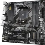 Gigabyte B550M DS3H AMD Desktop with Pure Digital VRM Solution, PCIe 4.0 x16 Slot, Dual PCIe 4.0/3.0 M.2 Connectors, Realtek GbE LAN, Smart Fan 5 with FAN STOP,  RGB FUSION 2.0, Q-Flash Plus - Image 4