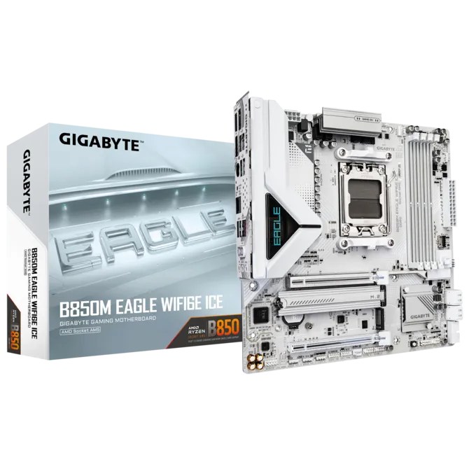 Gigabyte B850M Eagle WiFi 6E ICE Motherboard
