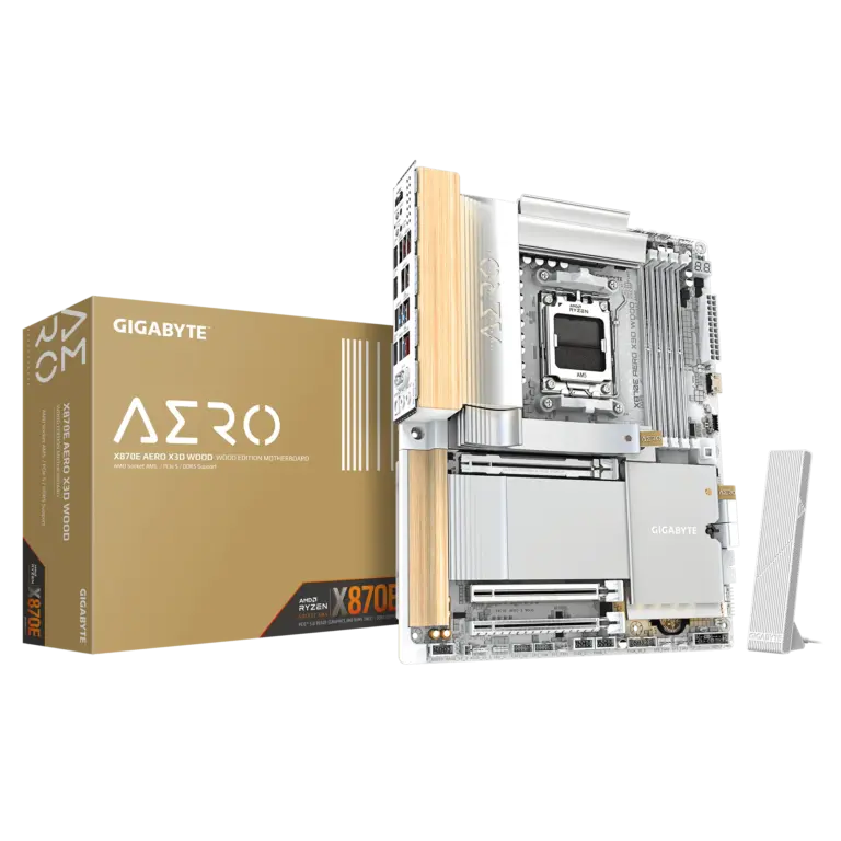 Gigabyte X870E Aero X3D Wood Gaming