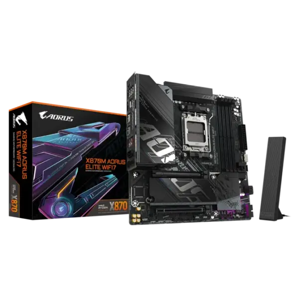 Gigabyte X870M Aorus Elite WiFi7 Gaming Motherboard