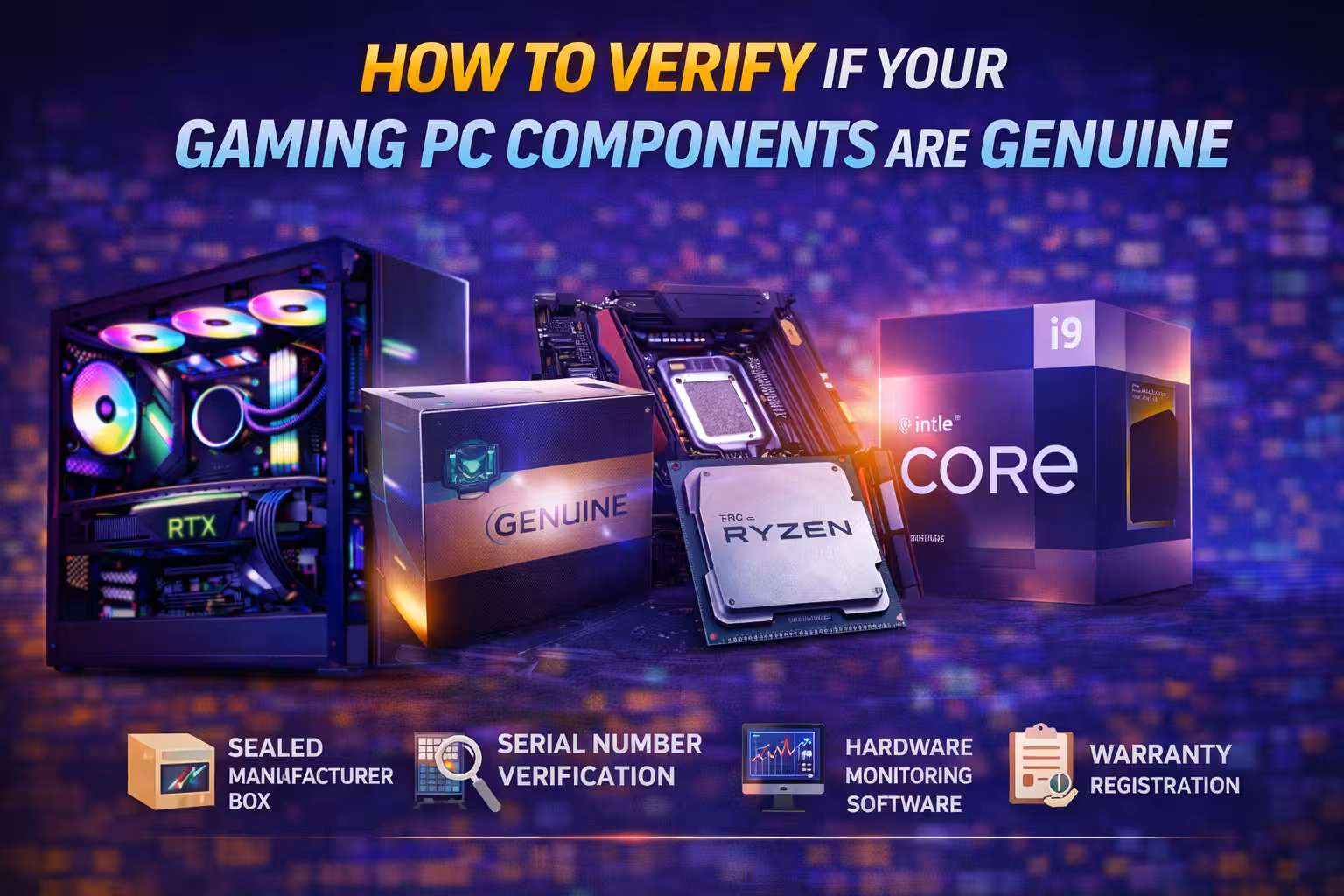 How to Verify If Your Gaming PC Components Are Genuine