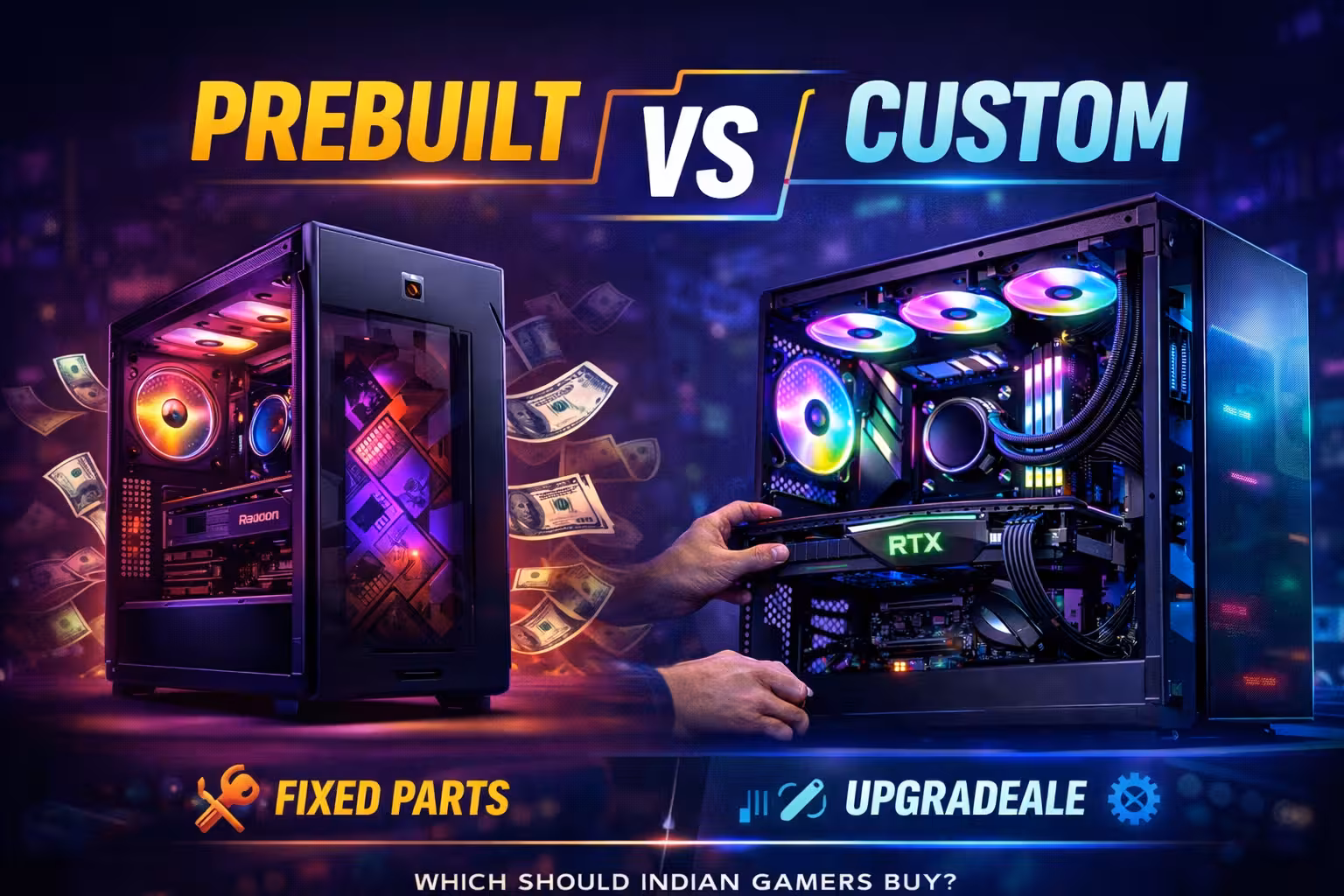 Prebuilt vs Custom Gaming PC - Which One Should Indian Gamers Buy?