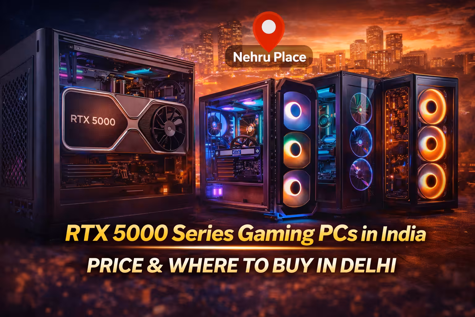 RTX 5000 Series Gaming PCs in India: Price & Where to Buy in Delhi