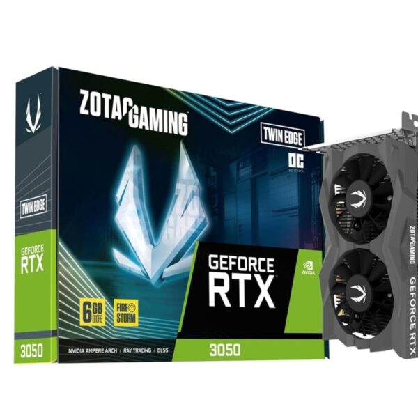 ZOTAC Gaming GeForce RTX 3050 6GB GDDR6 Twin Edge OC