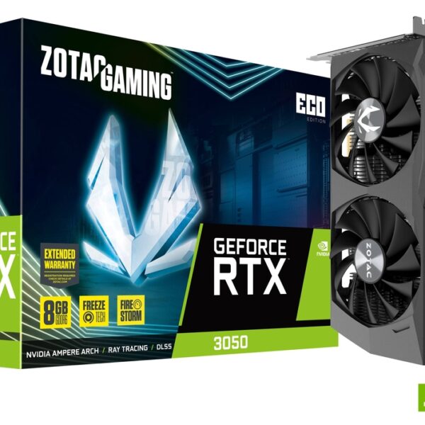 ZOTAC Gaming GeForce RTX 3050 Eco D6 8GB Graphics Card