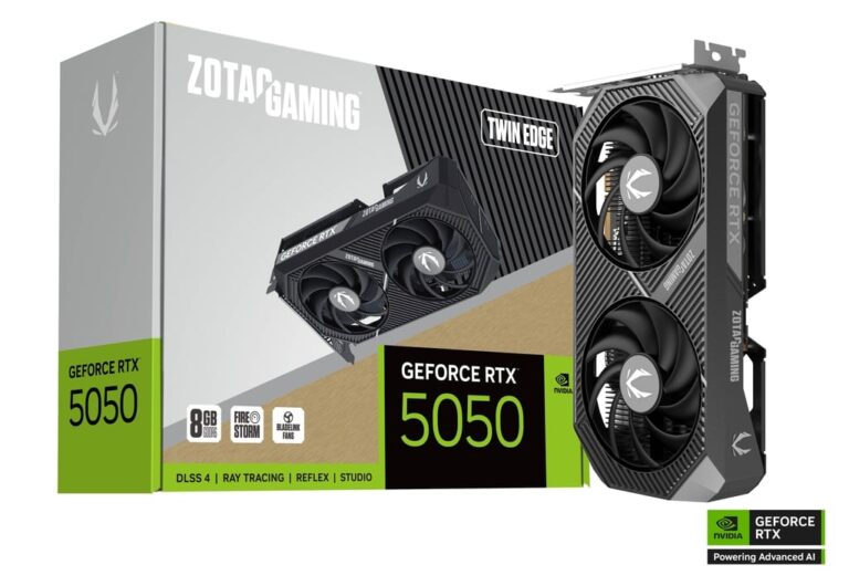 ZOTAC GeForce RTX 5050 Twin Edge 8GB Graphics Card