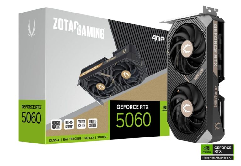 ZOTAC GeForce RTX 5060 AMP 8GB Graphics Card