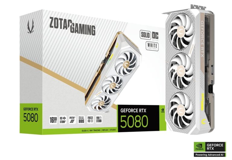 ZOTAC GeForce RTX 5080 Solid OC White
