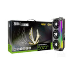 ZOTAC Gaming Geforce RTX 5070 Ti AMP Extreme Infinity Graphics Card - Black|16 GB|DLSS 4|GDDR7|256 Bit|Icestorm 3.0 Advanced Cooling|Triple Fan|Spectra 2.0 ARGB Lighting|ZT-B50710B-10P